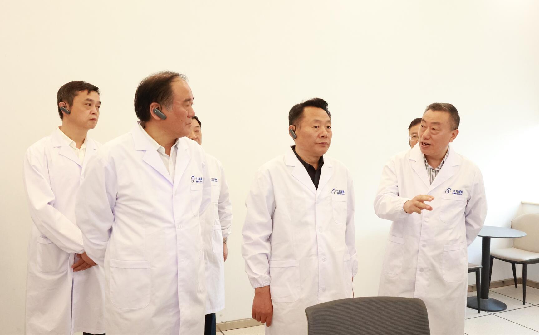 虞愛華率隊調研合肥生物醫藥企業